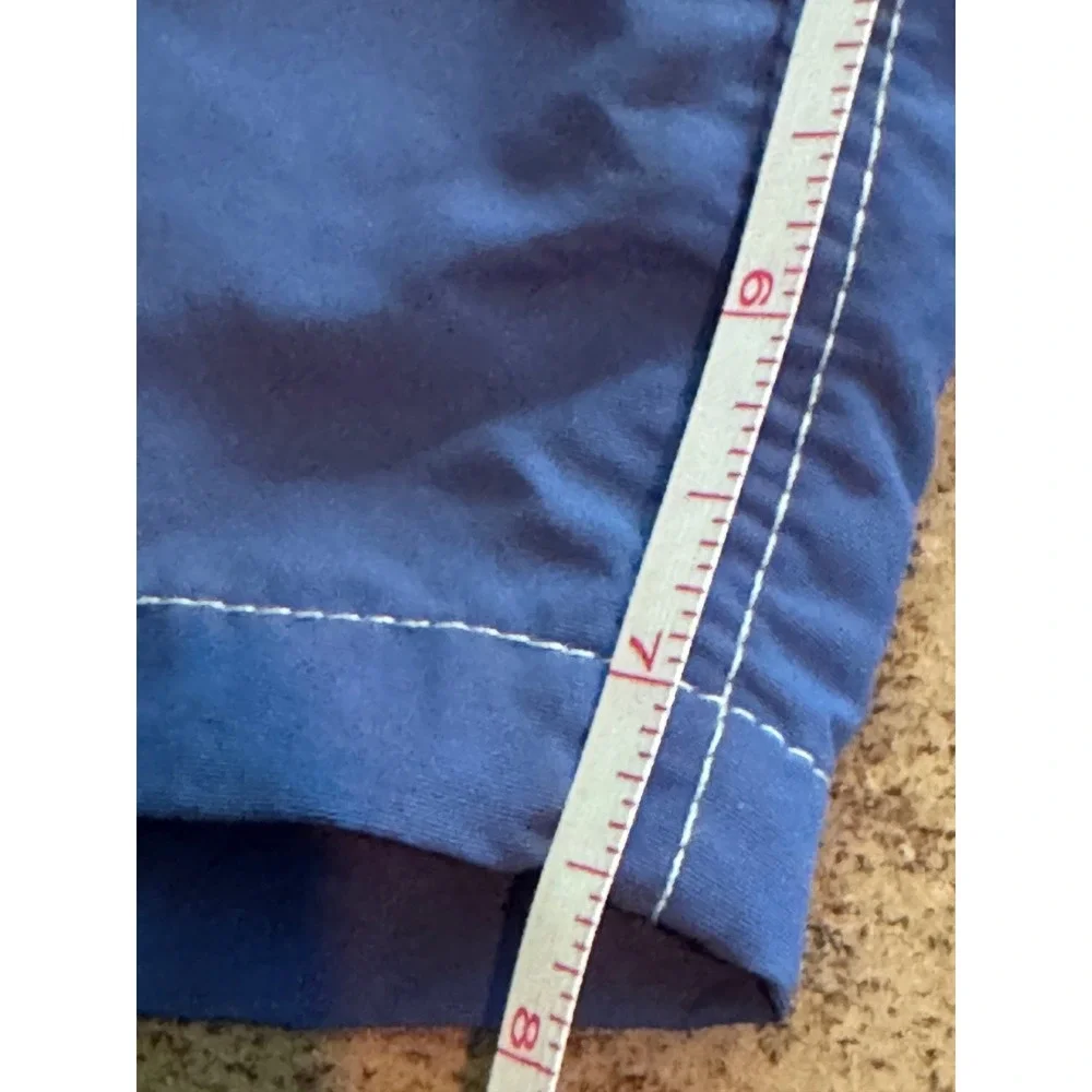 NWT Polo Ralph Lauren Swim Trunks XXL Blue Cargo Pocket Contrast Stitch Preppy